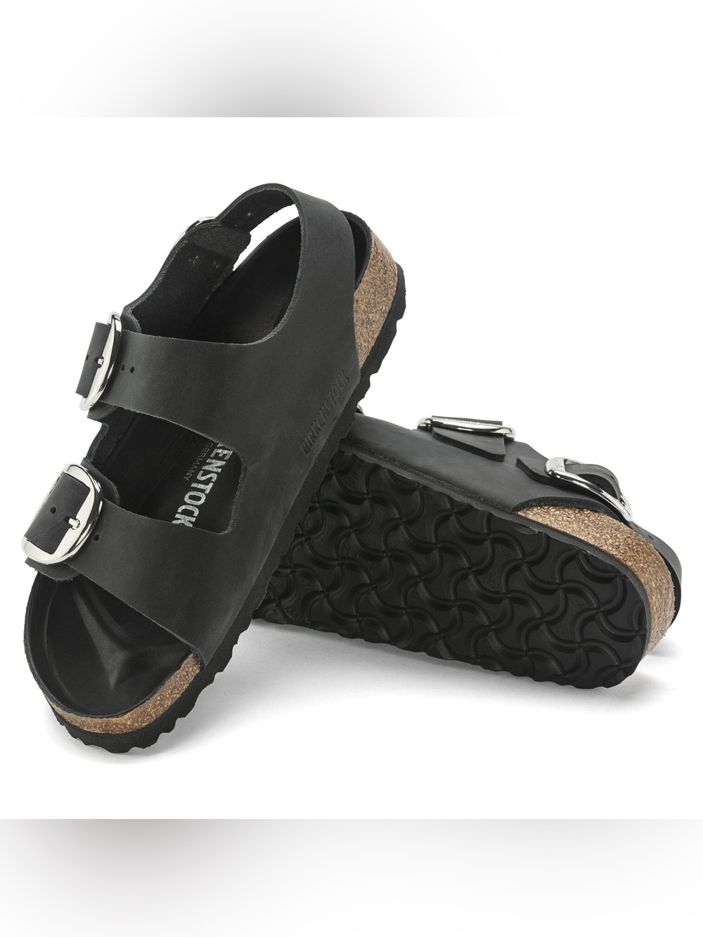Milano Big Buckle Oiled Leather